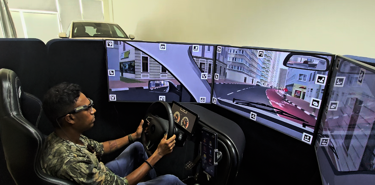 AIDMG driving simulator