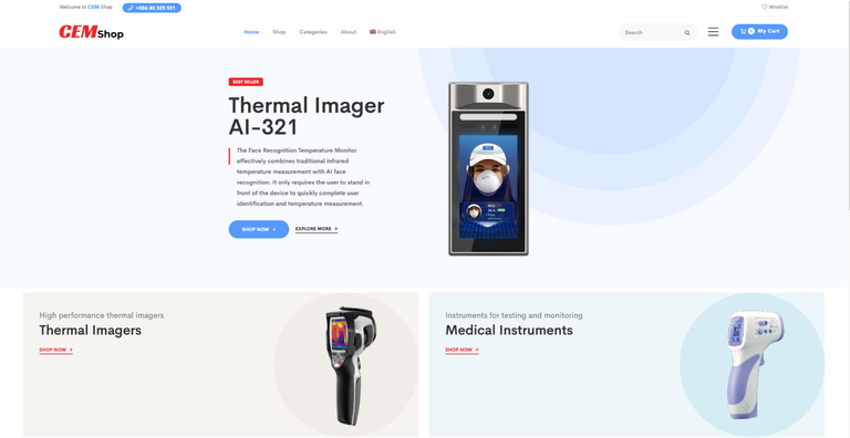CEM ecommerce shop